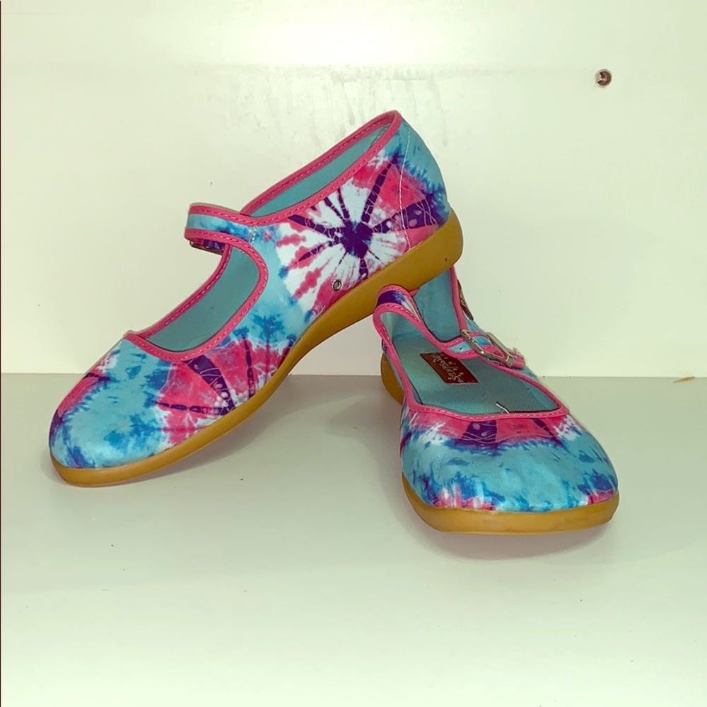 Hot Chocolate Mary Jane Tie Dye women’s shoes 7